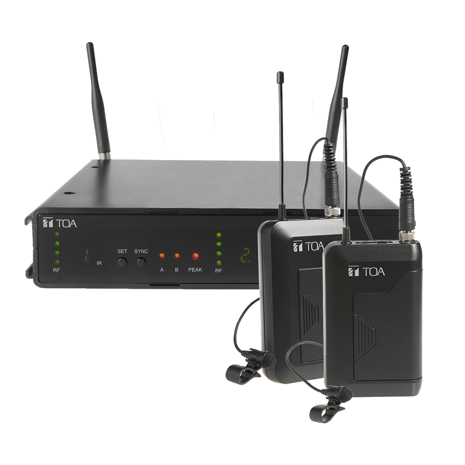 Bộ Micro Không dây cài áo 2 Kênh WS-432 TOA