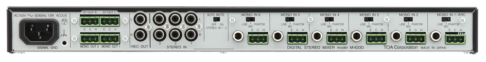 Bộ trộn âm thanh M-633D