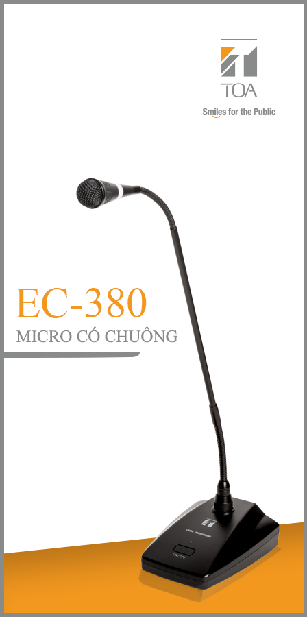 Micro để bàn EC-380M TOA